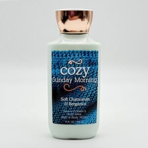Bath & Body Works Cozy Sunday Morning Body Lotion 8oz Chamomile Bergamot Cotton